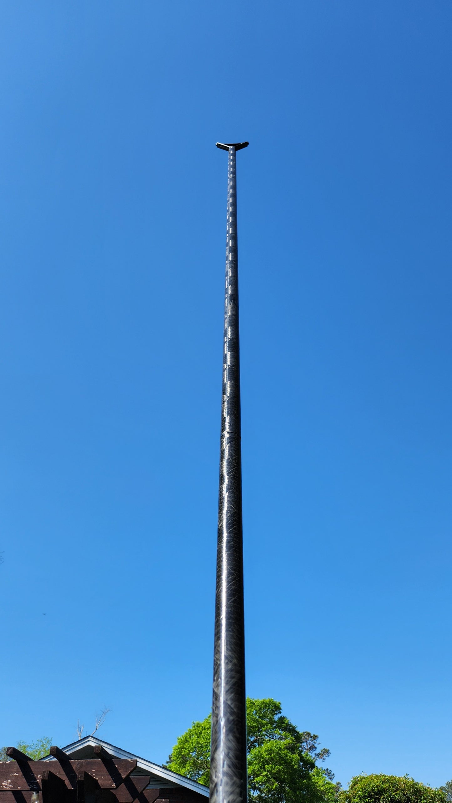 Filament Wound Carbon Fiber Push Pole